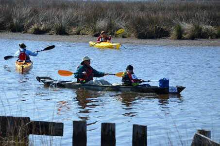 Kayaks rafting canoes