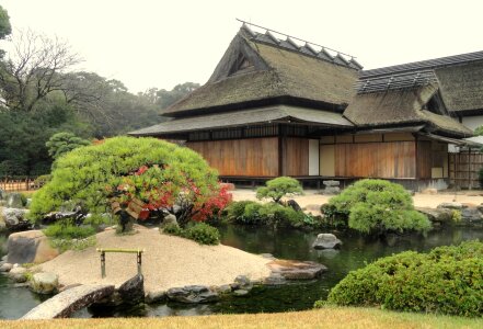 Enyo-tei House at Korakue-en garden in Okayama photo