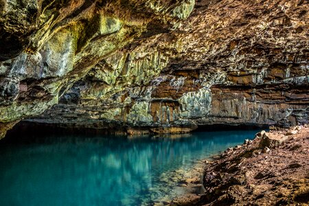 Cavern water underground photo