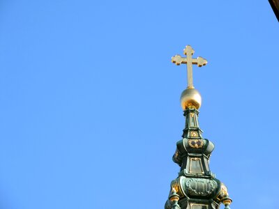 Baroque christianity cross photo