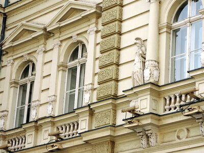 Baroque sculpture architecture photo