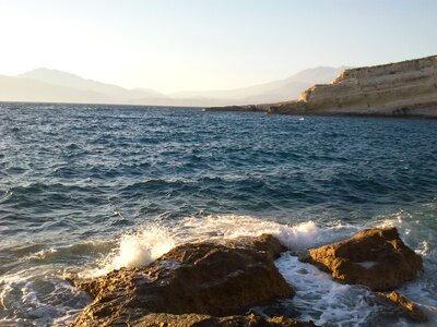 Sea coast mediterranean photo