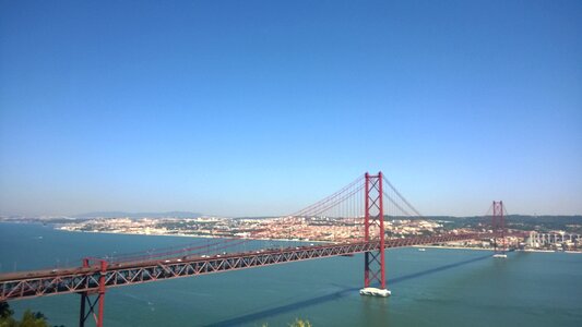 Bridge to Lisbon, Portugal photo