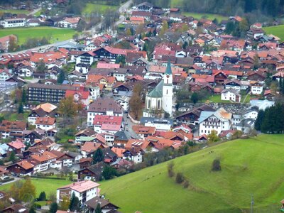 City buildings houses photo