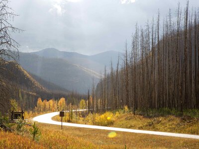 Highway scenic stretch photo