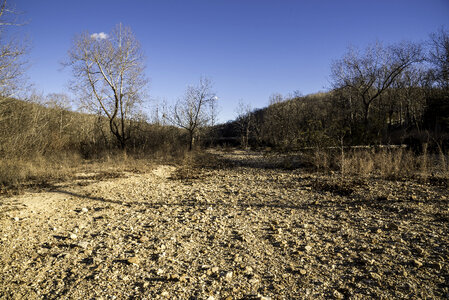 Banks of the Current River at Echo Bluff State Park, Missouri photo