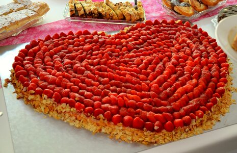 Cake strawberry pie festival photo