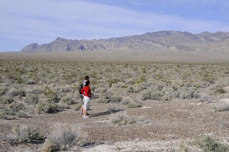 Desert foreground husband photo