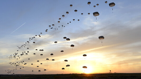 a static line jump photo