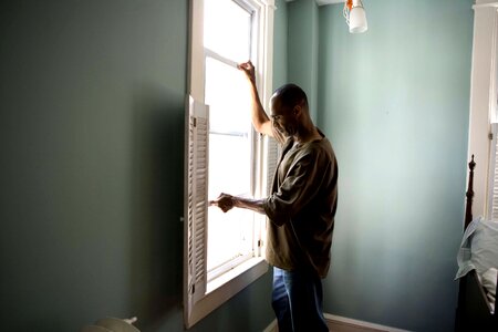 African american at home