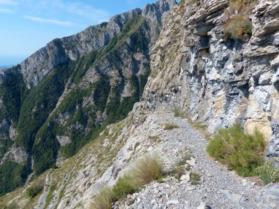 Grande traversata delle alpi downhill steep photo