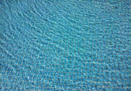 Swimming pool waves clear photo