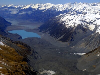 South island southern alps alpine photo