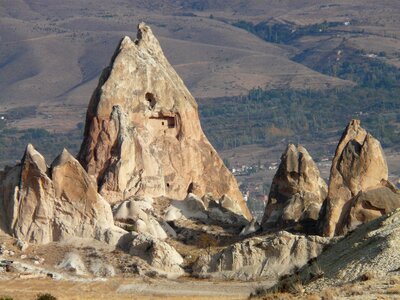 Tuff rock formation tufa landscape photo