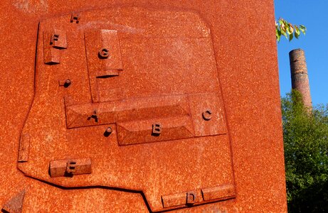 Welded old brickyard brick