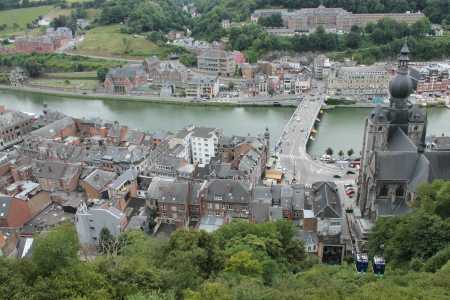 Dinant city belgium