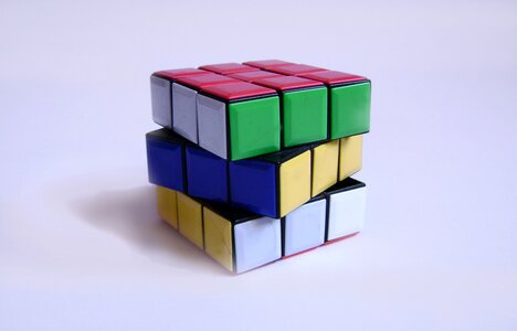 Cube rubik colors photo