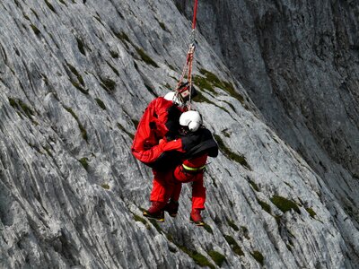 Accident abseil use photo