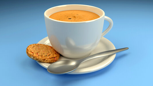 Coffee and Biscuit Snack