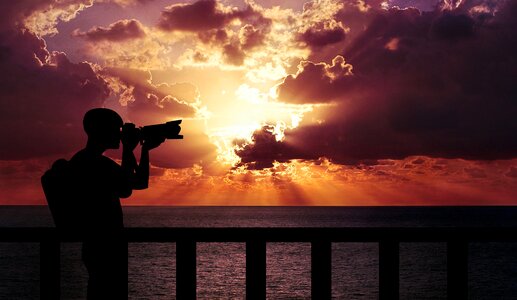 Photographer Shooting the Sunset