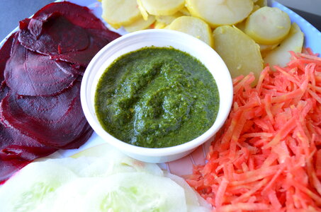 Salad Plate Chutney 2 photo