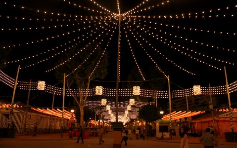 Seville april fair light