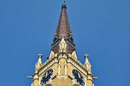 Baroque church tower gothic photo