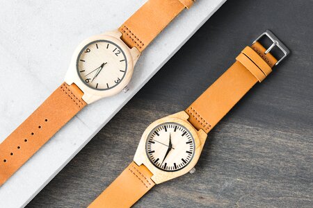 Wood and Leather Watches photo