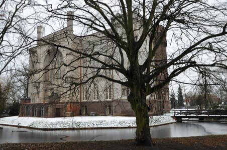 Monument winter moat photo