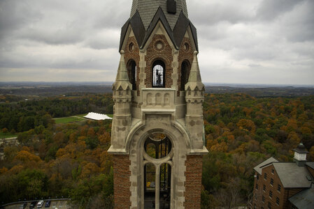 Cathedral Spire and Autumn Landscape photo