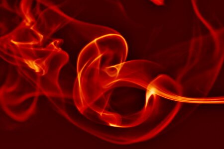 Red Abstract Smoke photo