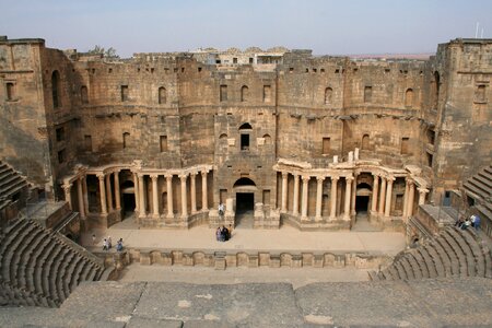 South Theater, Ancient Roman city of Gerasa of Antiquity photo