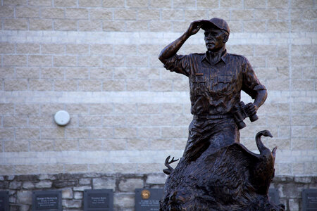Memorial statue at National Conservation Training Center-1