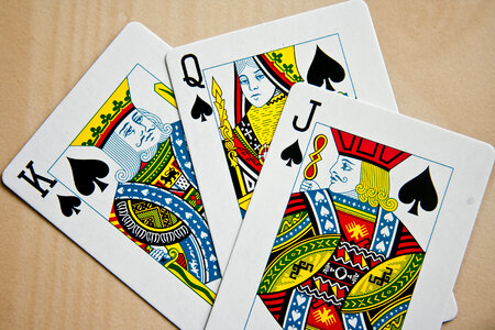 King Queen Jack Cards photo