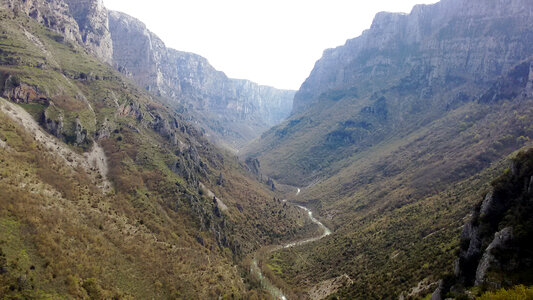 Gorge, Mountain, and Canyon in Greece photo