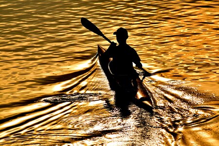 Beautiful Photo canoe reflection photo