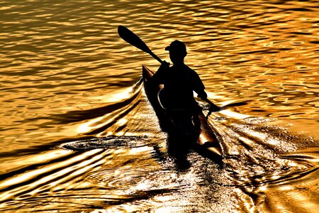 Beautiful Photo canoe reflection