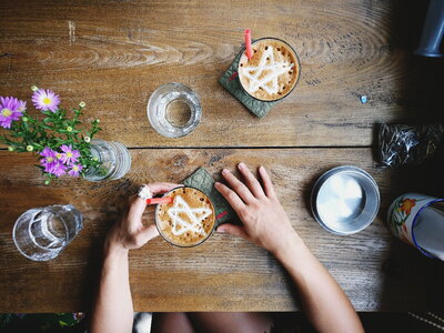 Cong café in Vietnam photo