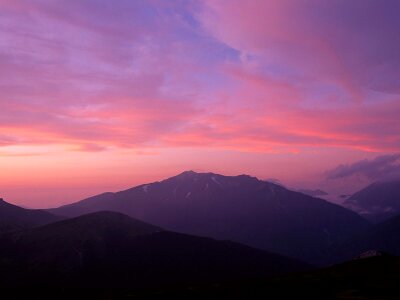 Sunrise Landscape mountain photo