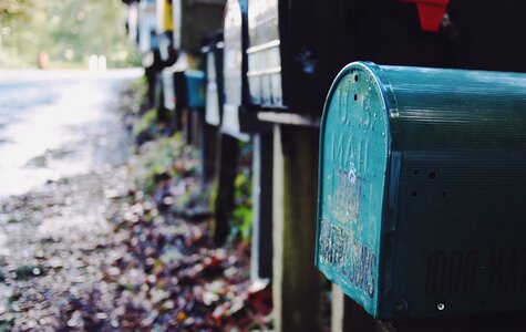 Letter box postal photo