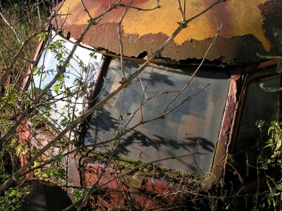 Rusted vw oldtimer