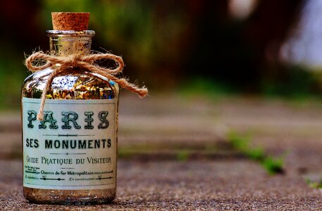 Glass glass bottle bottleneck