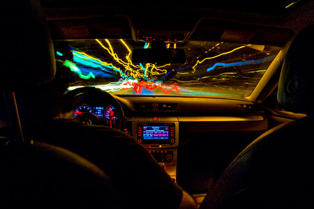 Driving at Night photo