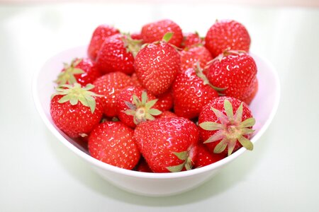 Red fruit bowl vitamins