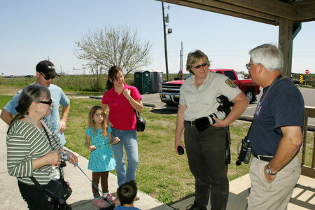 Refuge employee and visitors-2 photo