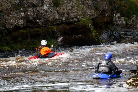 Two excitement kayak photo