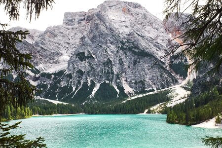 Coast lake landscape