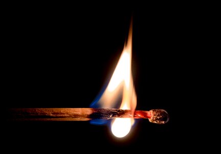 Flame glow wood