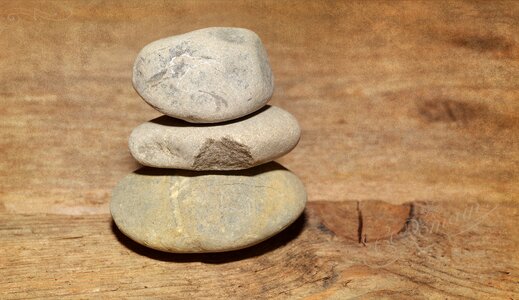 Stone pile balance silent photo