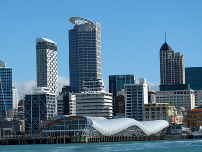 Skyline of Auckland, New Zealand photo